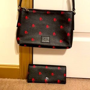 Paul Smith Crossbody and Matching Wallet Like New